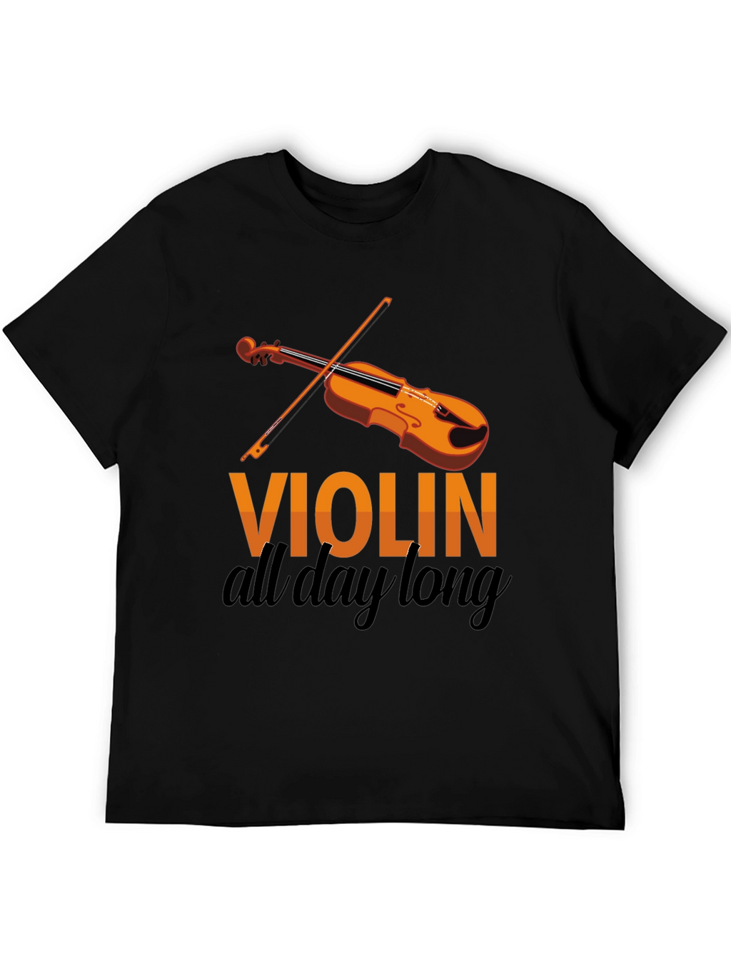 Violin All Day Long Graphic Tee