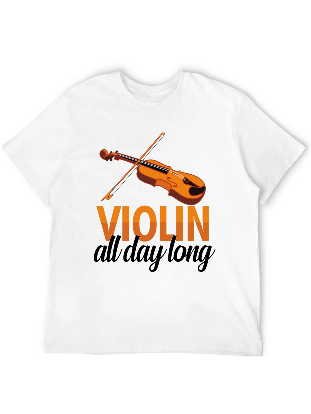 Violin All Day Long Graphic Tee