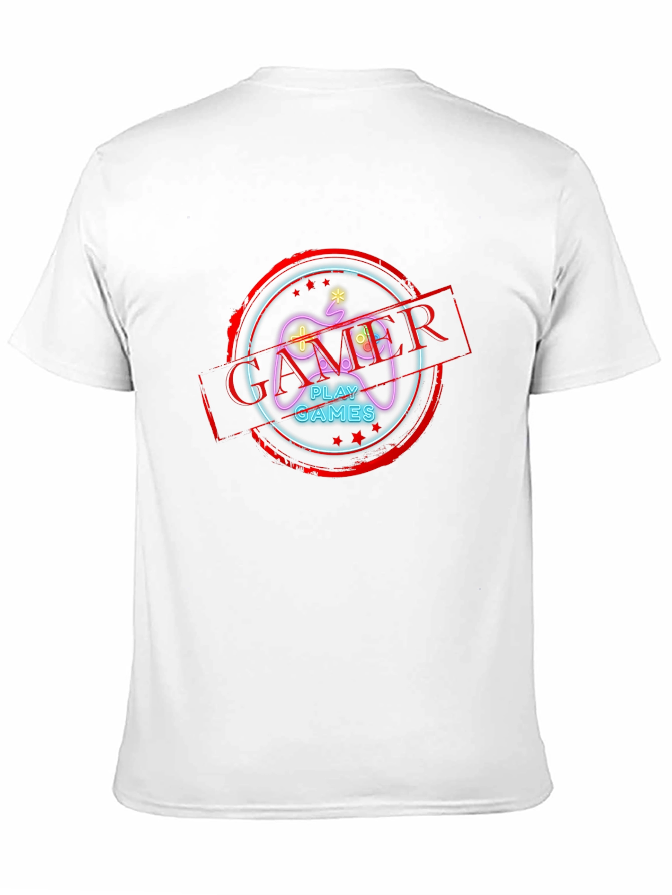 Gamer T-Shirt - Play Games - Black Graphic Tee