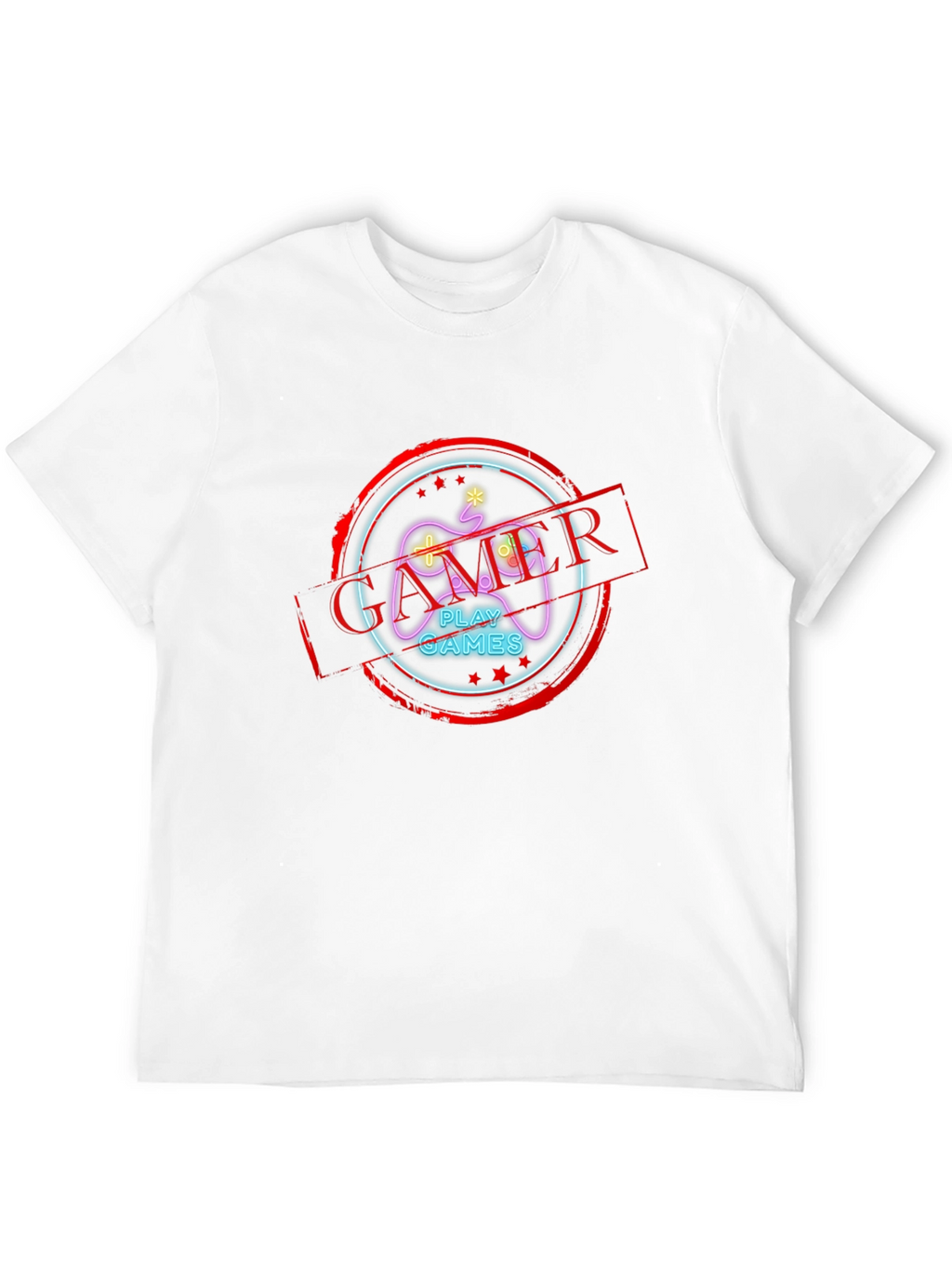Gamer T-Shirt - Play Games - Black Graphic Tee
