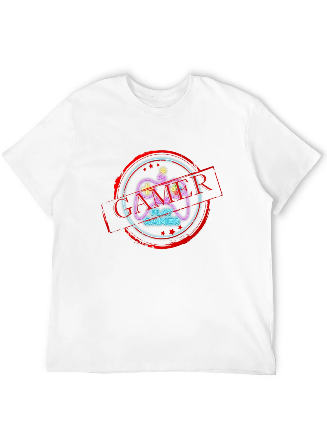 Gamer T-Shirt - Play Games - Black Graphic Tee