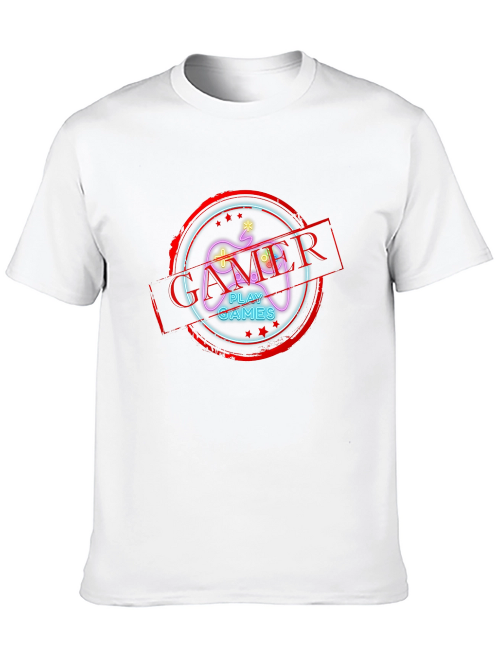 Gamer T-Shirt - Play Games - Black Graphic Tee