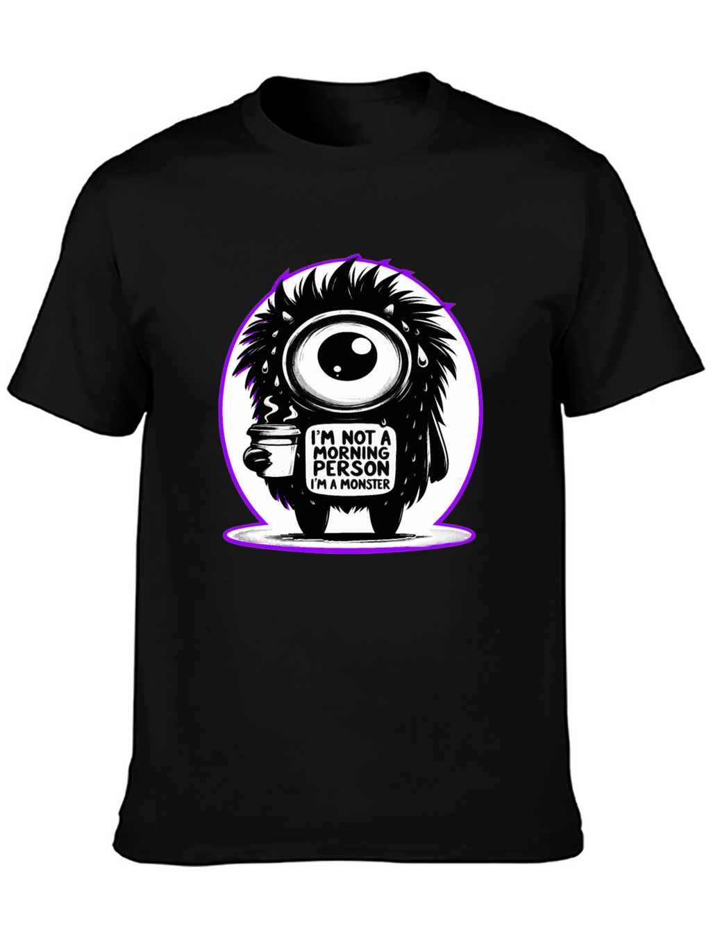 Monster Morning Person Graphic Tee