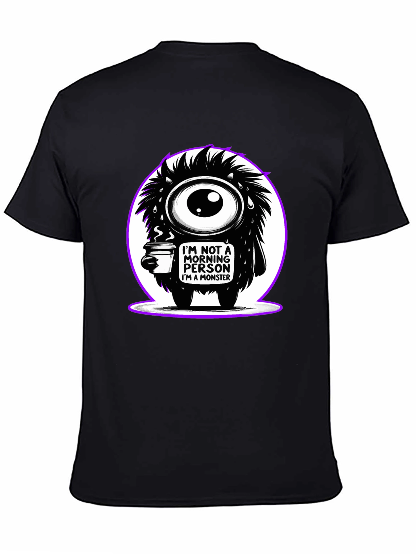 Monster Morning Person Graphic Tee
