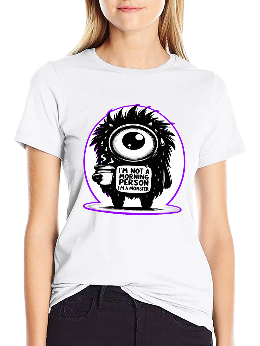 Monster Morning Person Graphic Tee