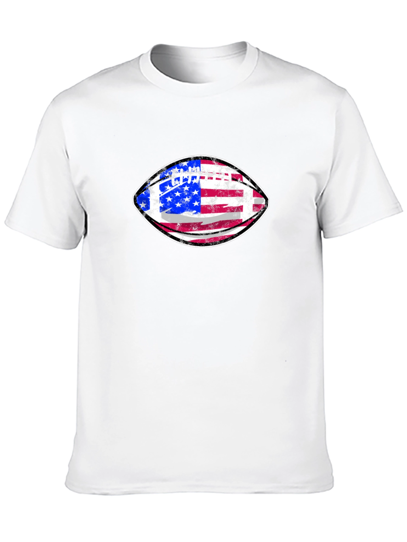 American Flag Football Graphic Tee
