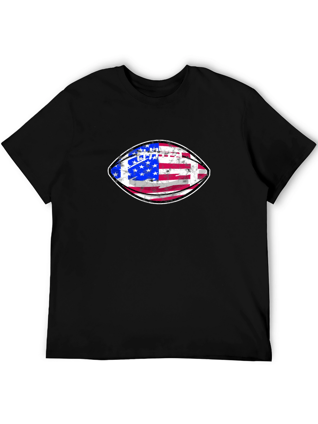 American Flag Football Graphic Tee