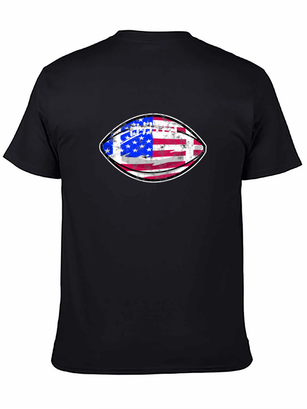 American Flag Football Graphic Tee