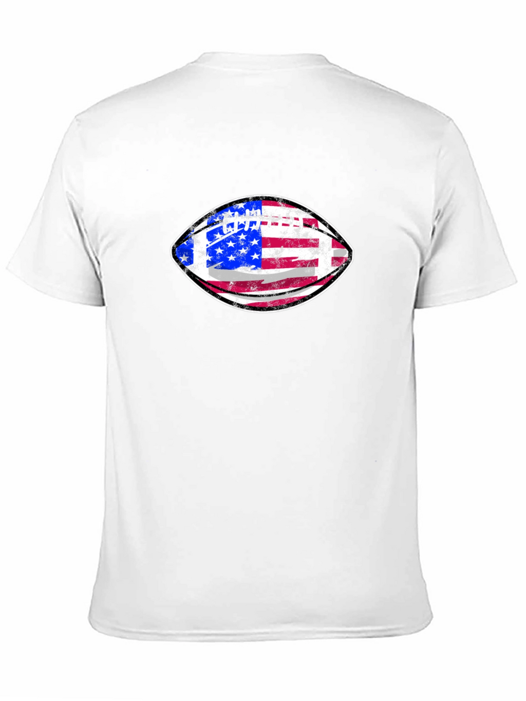 American Flag Football Graphic Tee