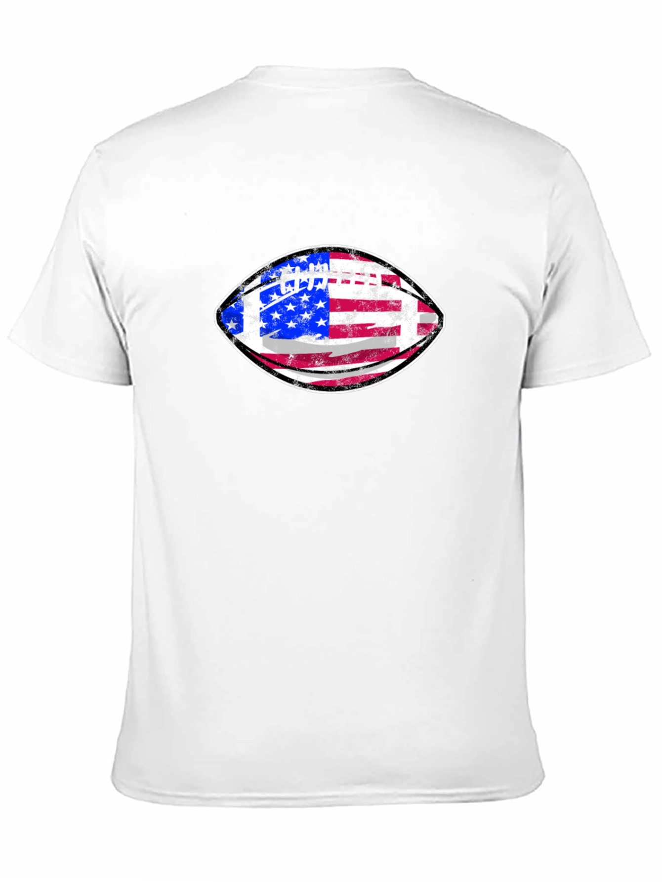 American Flag Football Graphic Tee