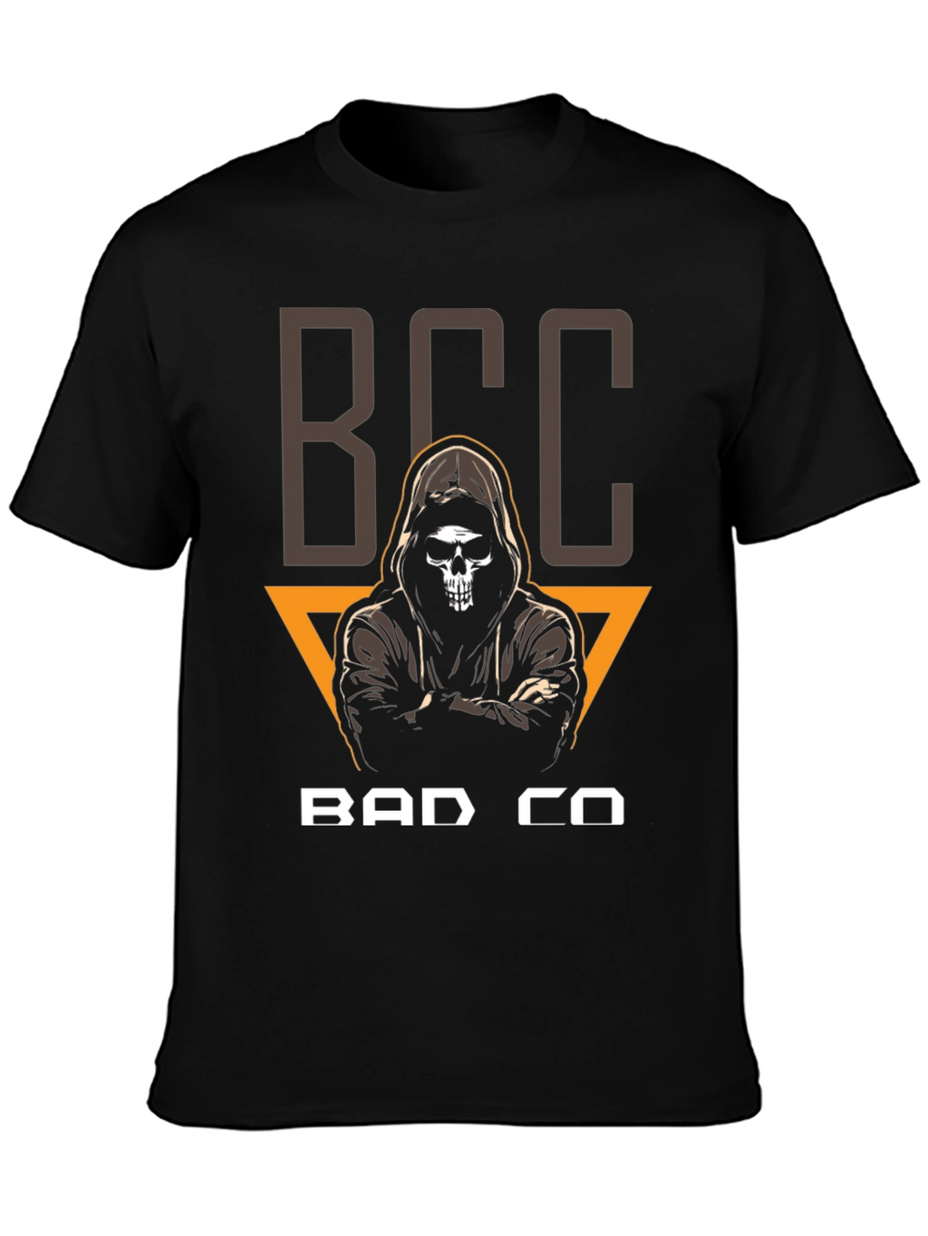 BCC Bad Co T-Shirt - Skull Grim Reaper Design