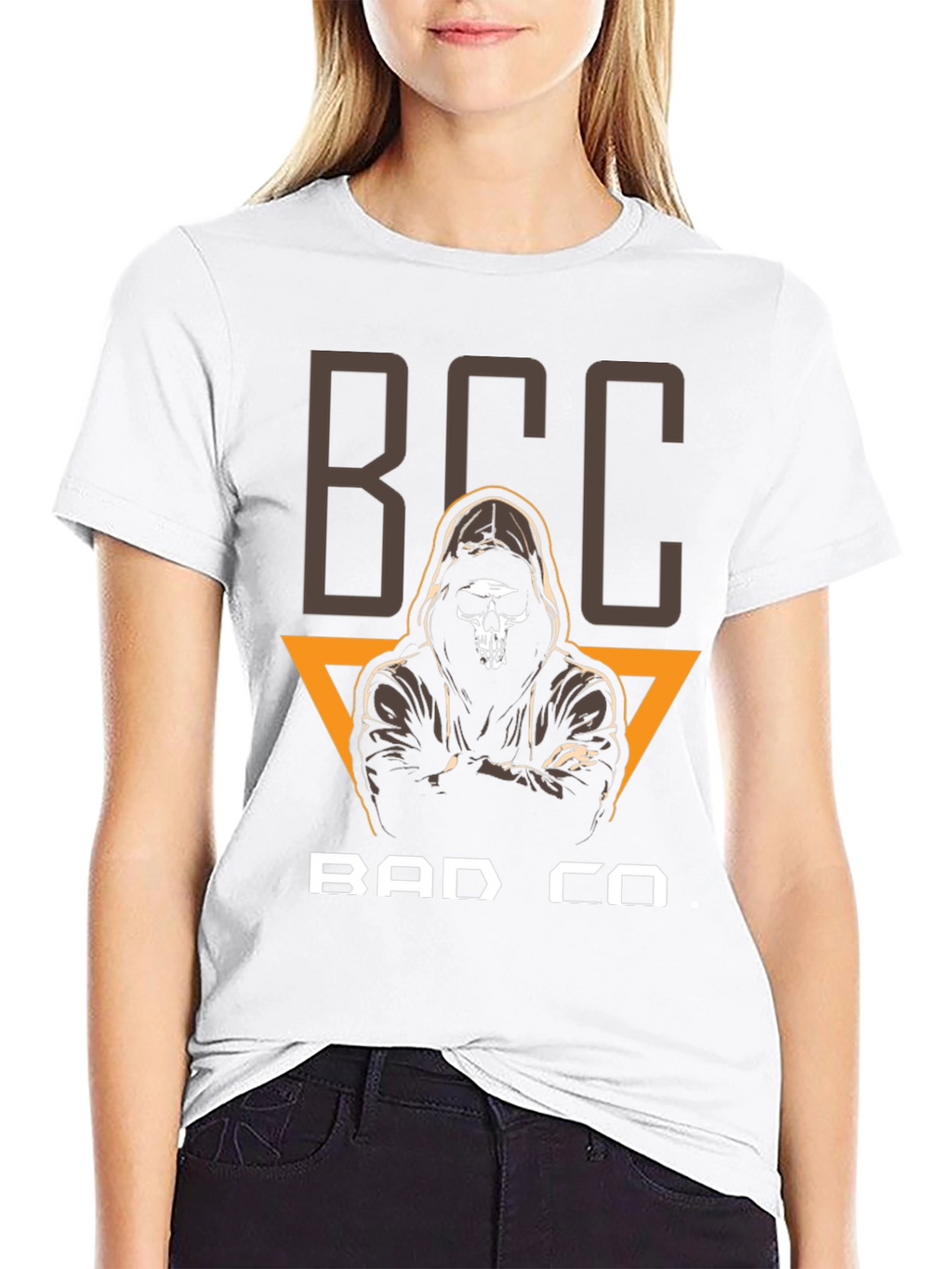 BCC Bad Co T-Shirt - Skull Grim Reaper Design