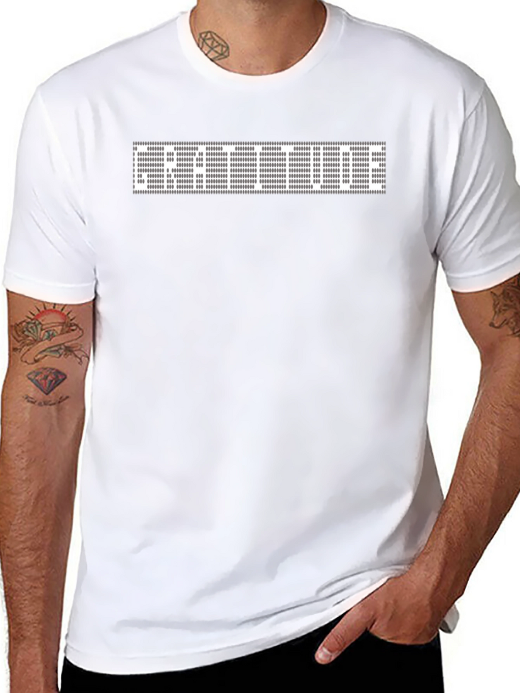 Pixelated Gratitude T-Shirt - Unique Graphic Tee