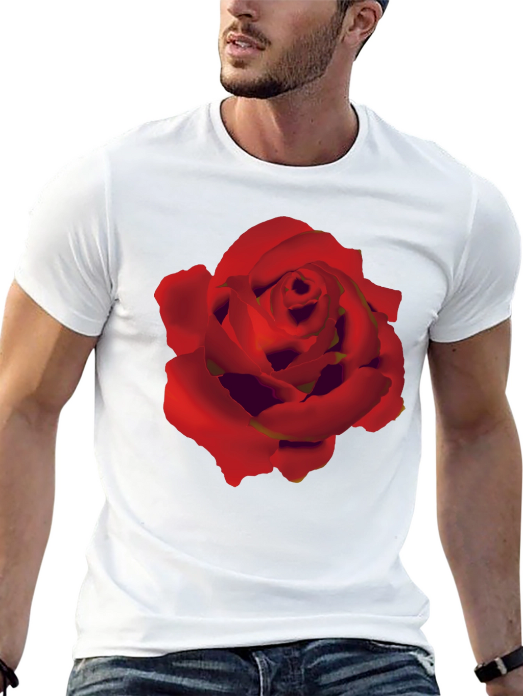 Black Rose Graphic T-Shirt