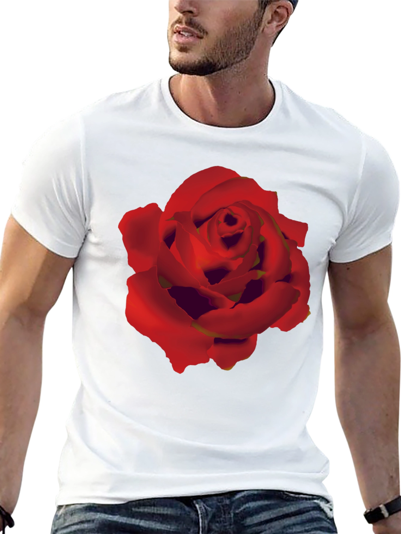Black Rose Graphic T-Shirt
