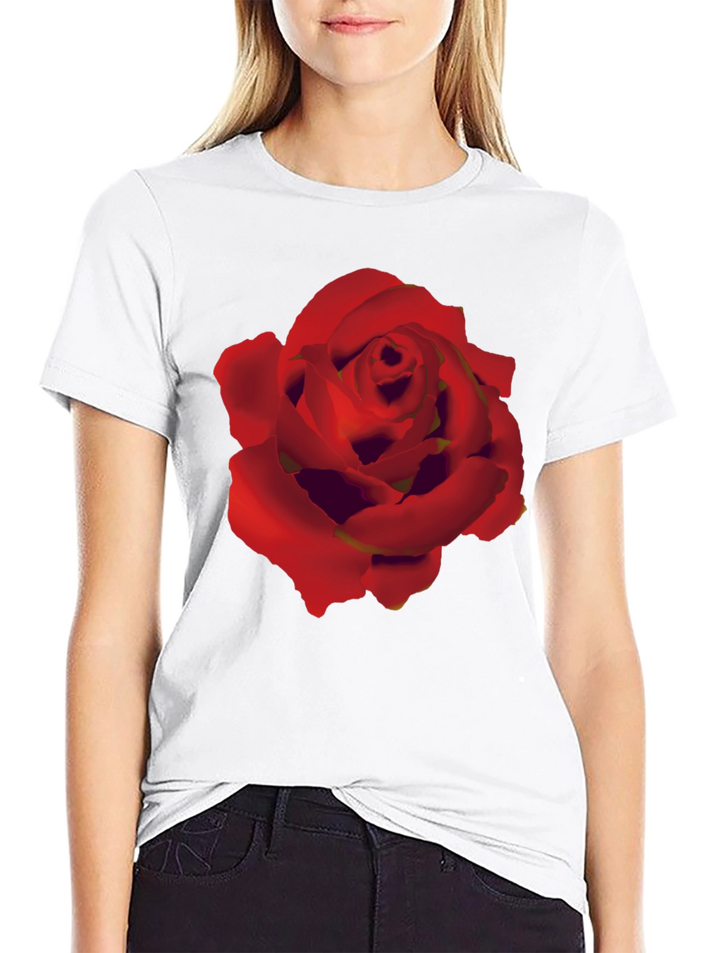 Black Rose Graphic T-Shirt
