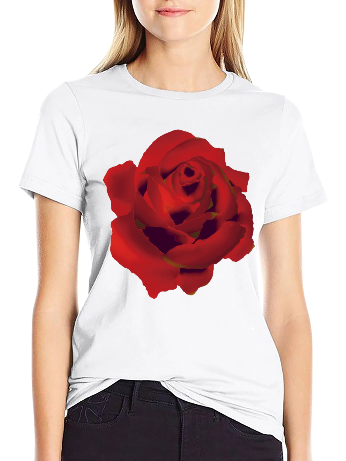 Black Rose Graphic T-Shirt