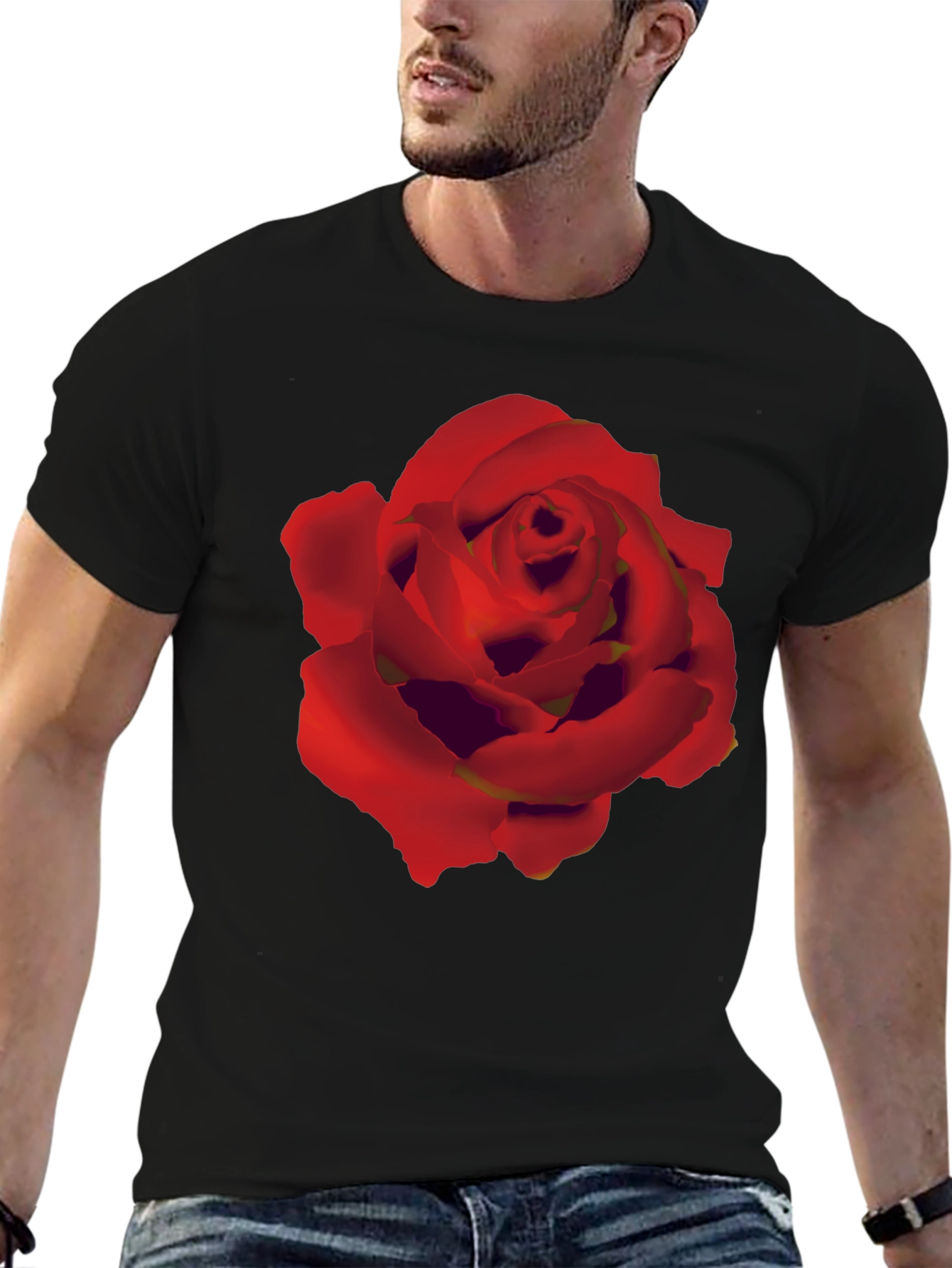 Black Rose Graphic T-Shirt