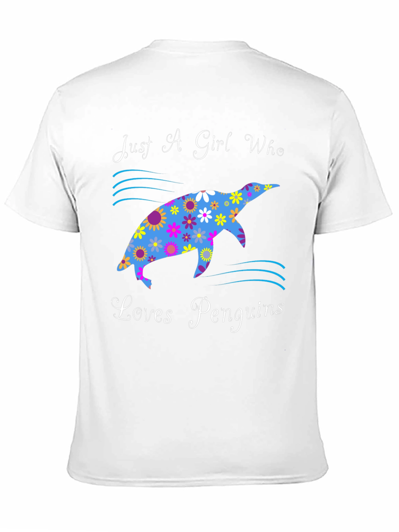 Just A Girl Who Loves Penguins Graphic Tee
