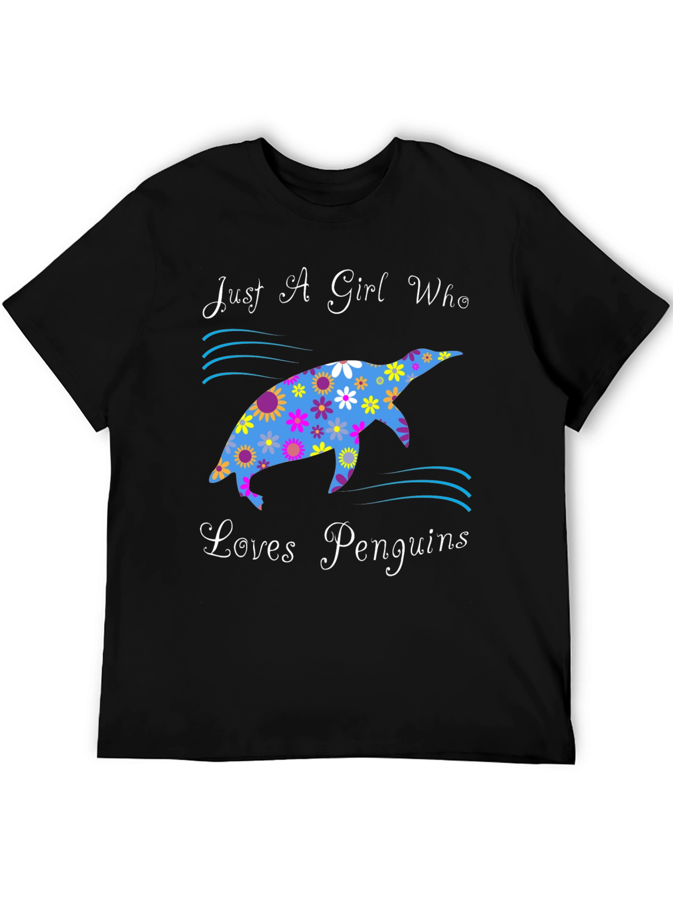 Just A Girl Who Loves Penguins Graphic Tee