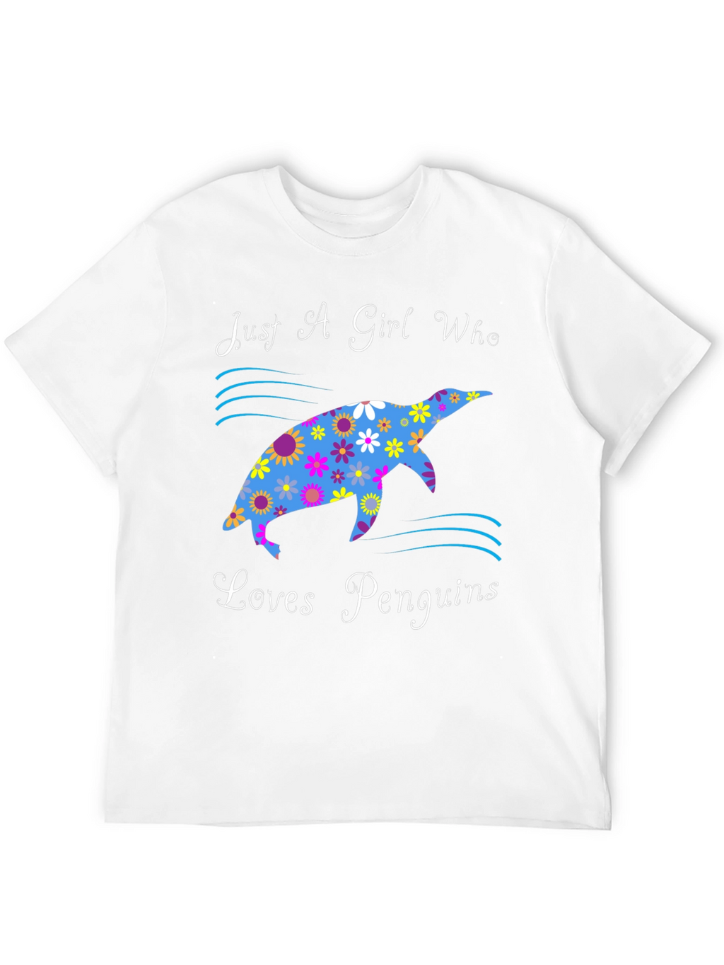 Just A Girl Who Loves Penguins Graphic Tee