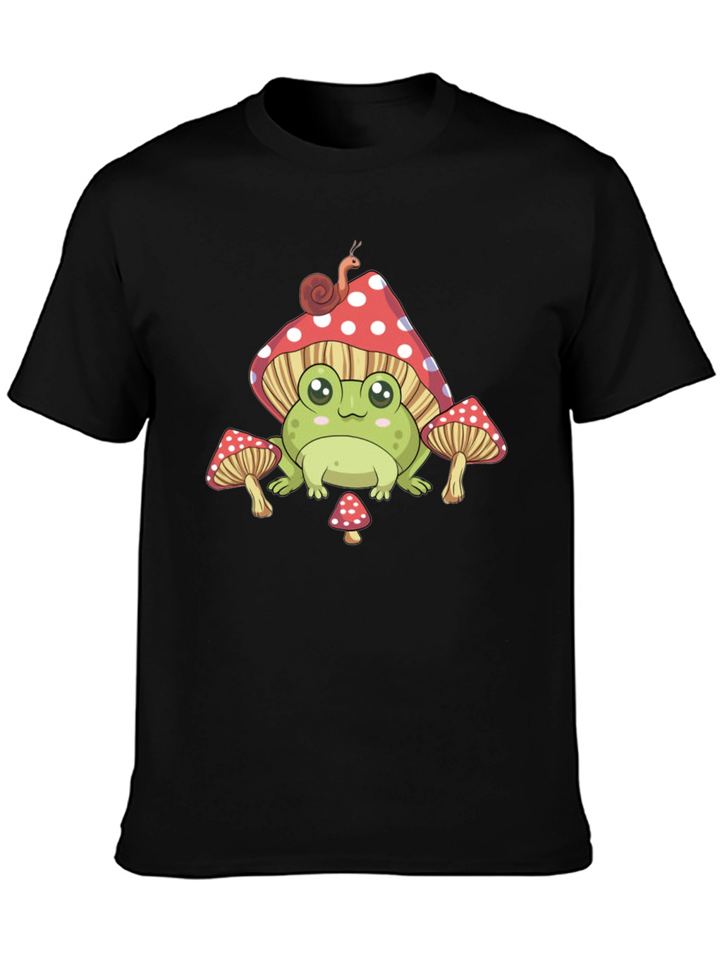 Frog Mushroom T-Shirt Cute Aesthetic Tee