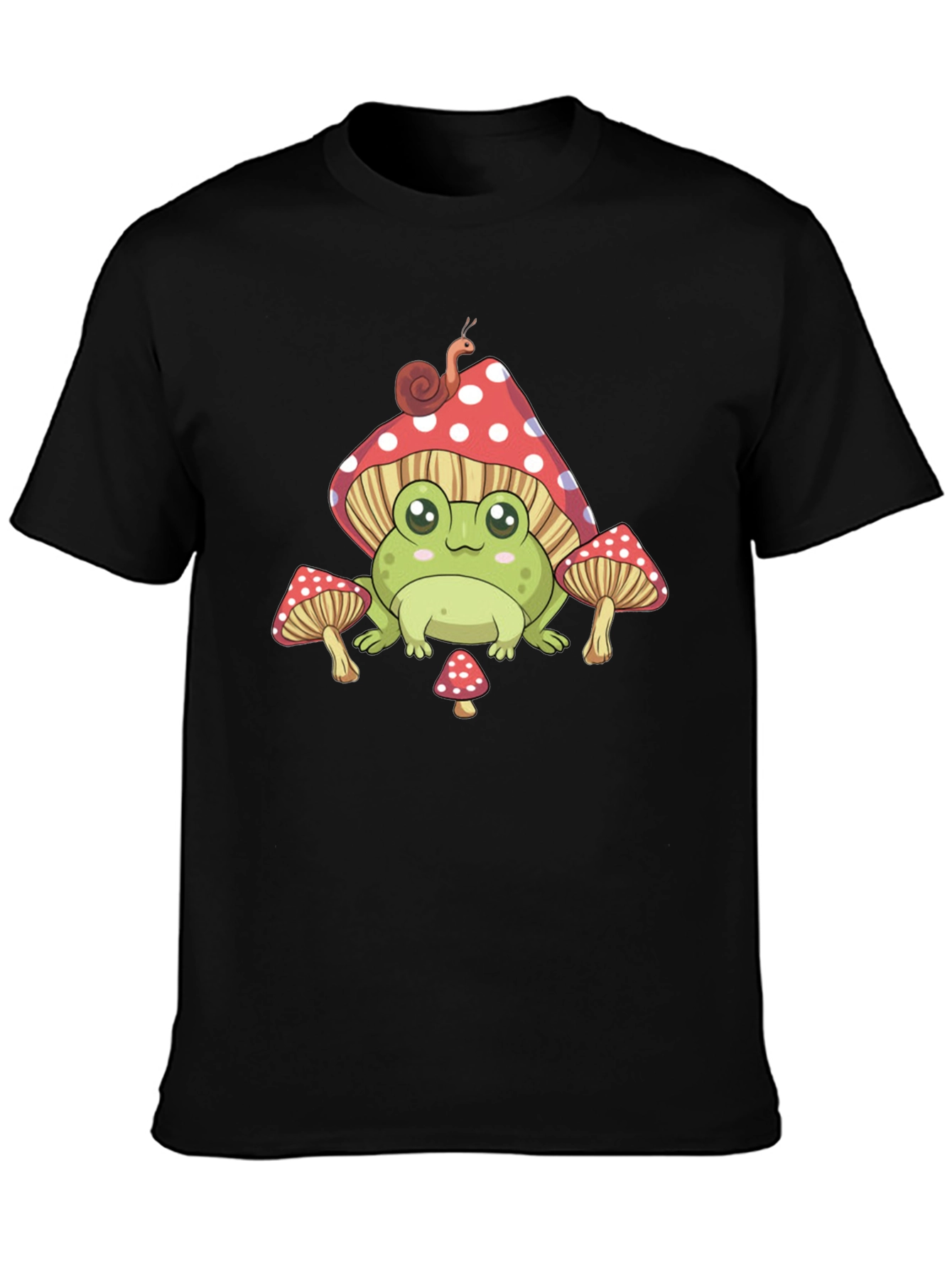 Frog Mushroom T-Shirt Cute Aesthetic Tee