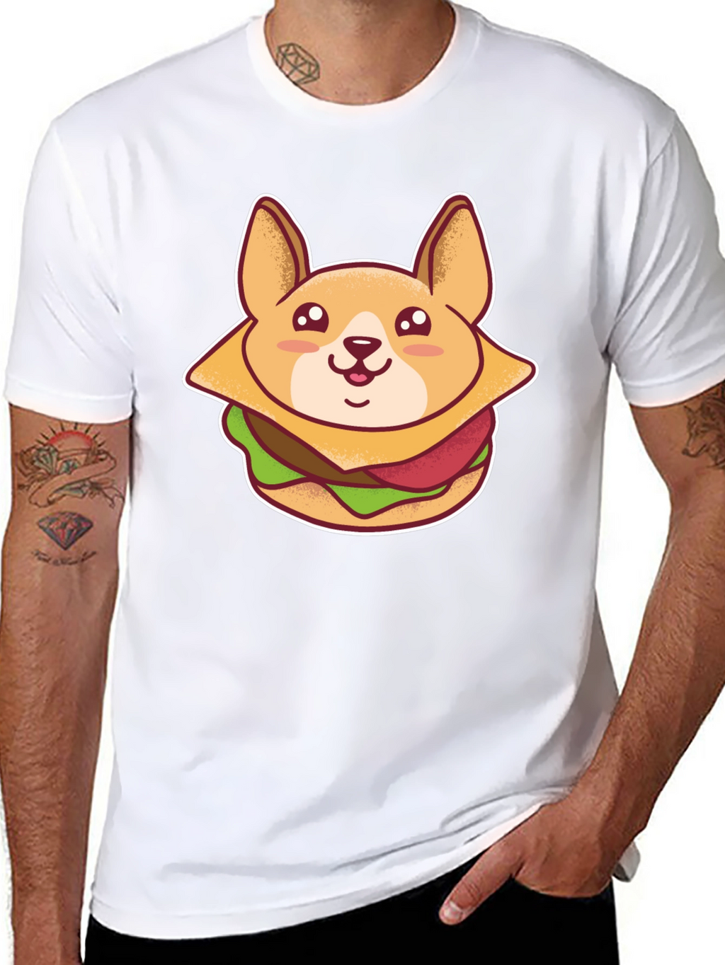 Cute Corgi Sandwich T-Shirt