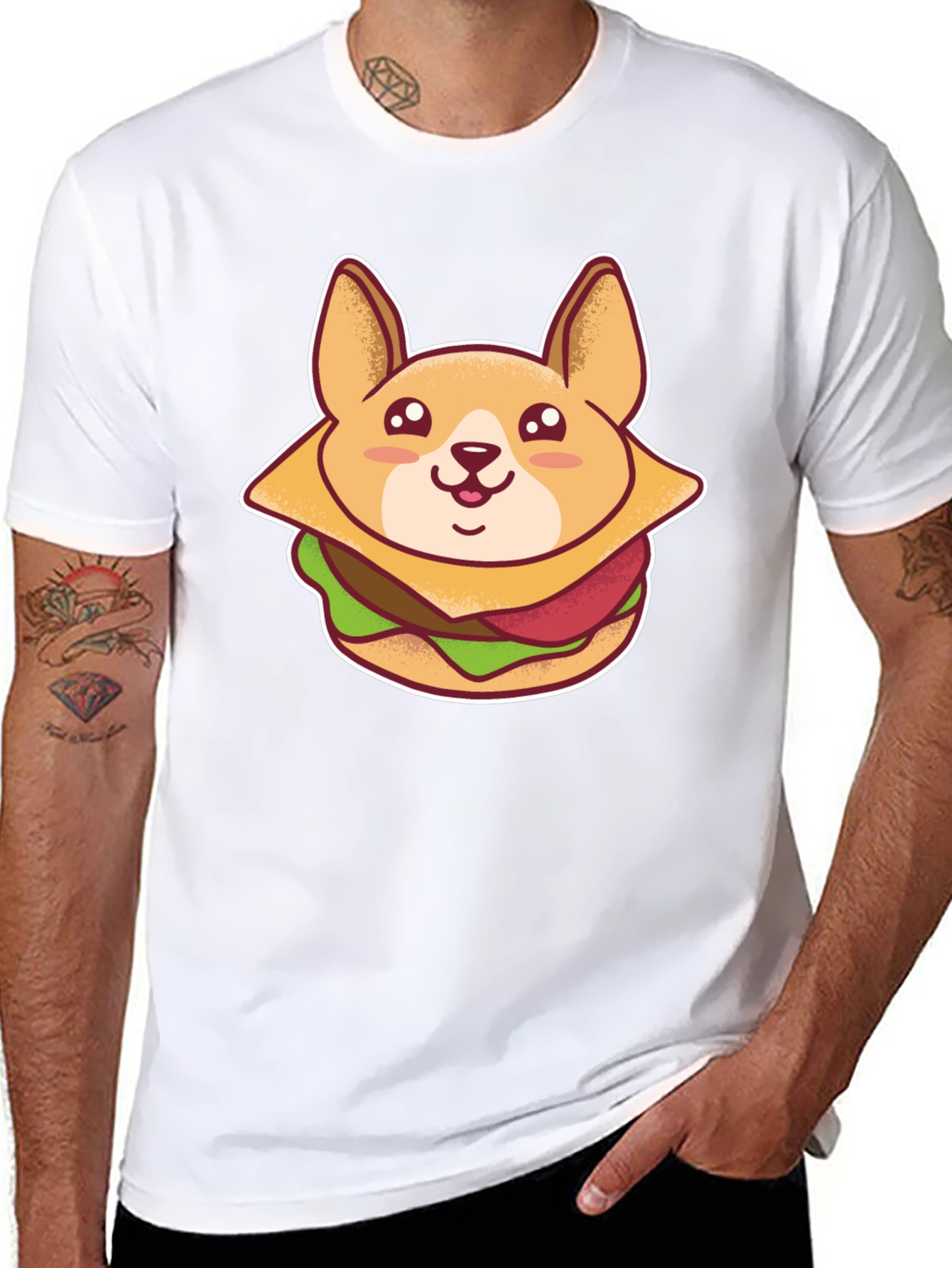 Cute Corgi Sandwich T-Shirt