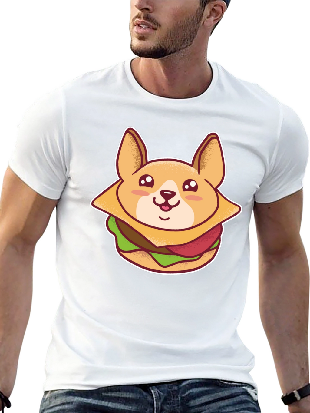 Cute Corgi Sandwich T-Shirt