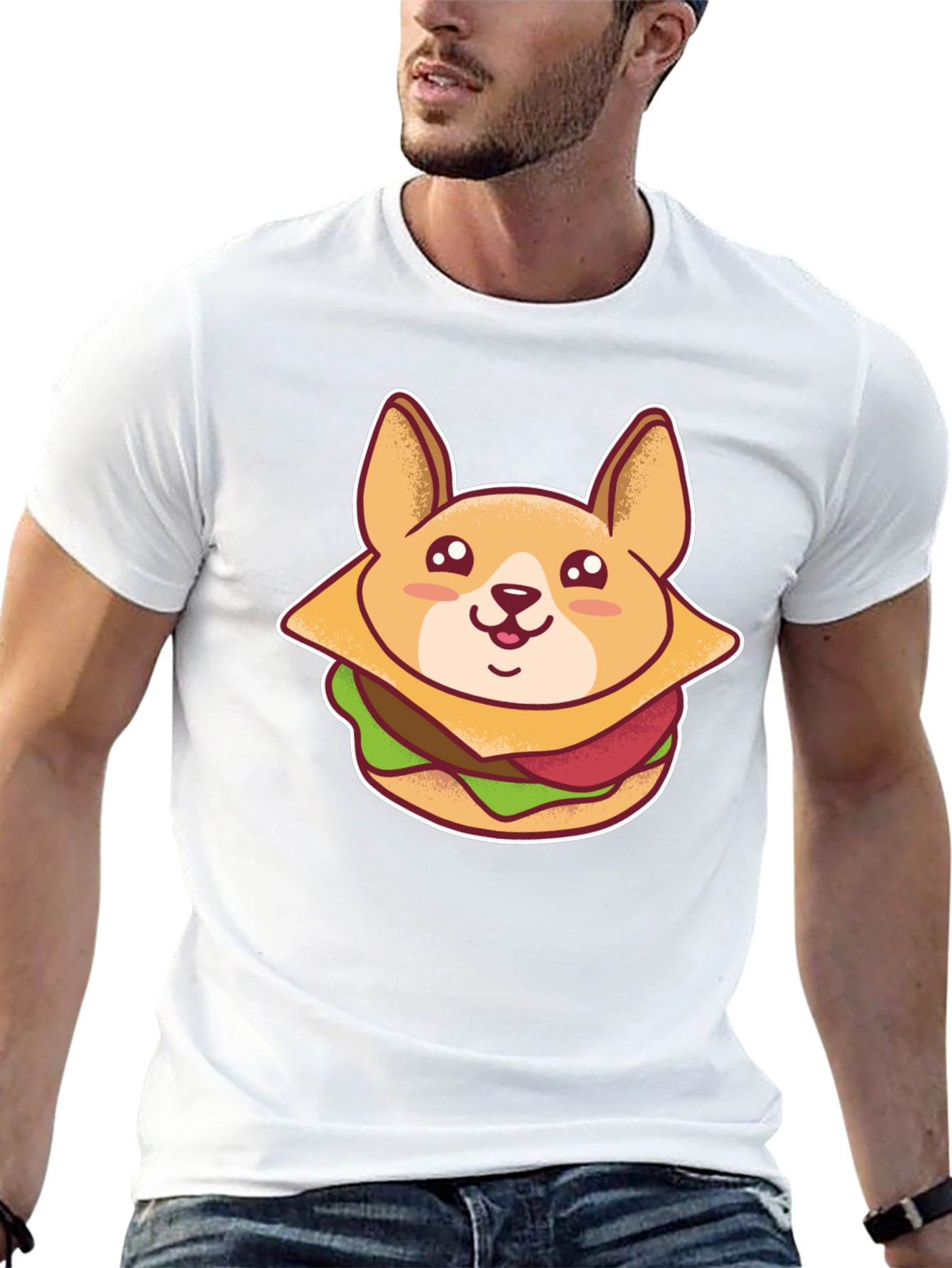 Cute Corgi Sandwich T-Shirt