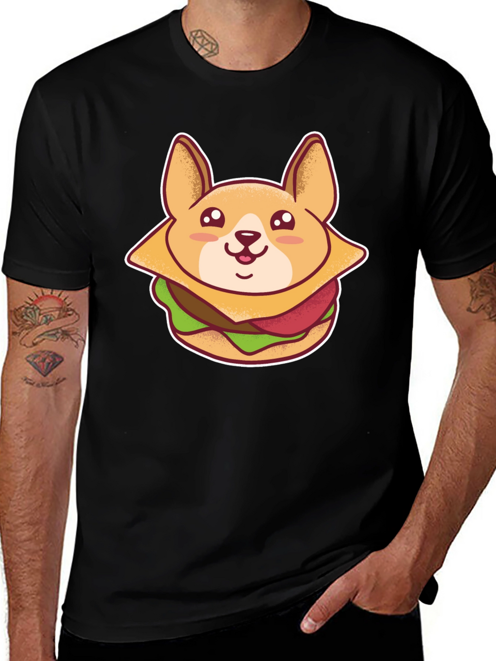 Cute Corgi Sandwich T-Shirt