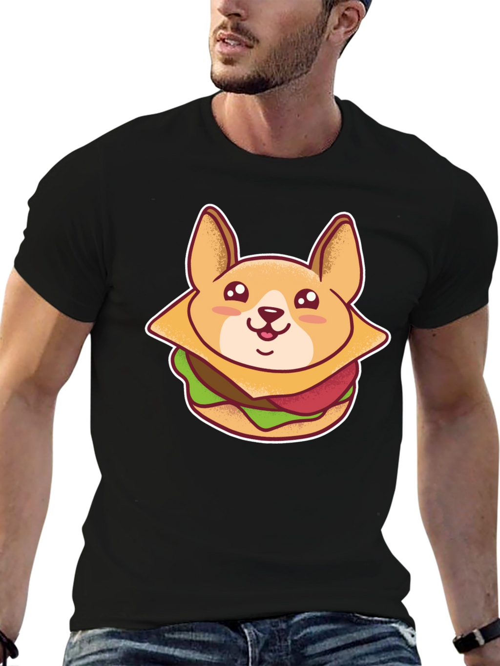 Cute Corgi Sandwich T-Shirt