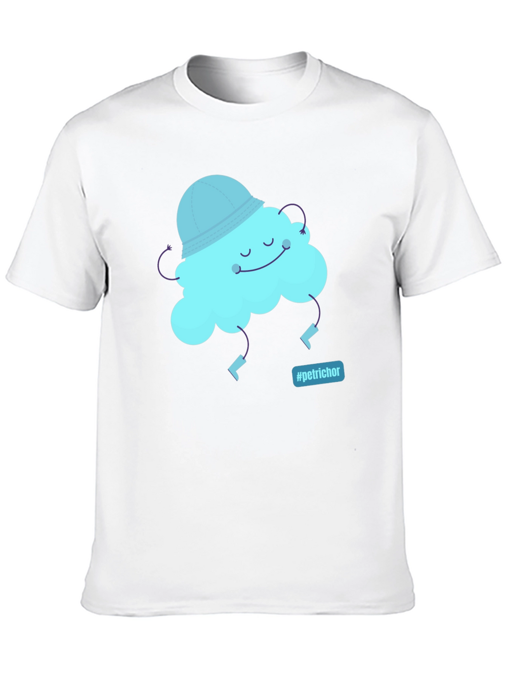 Whimsical Cloud Graphic Tee - Petrichor Vibes