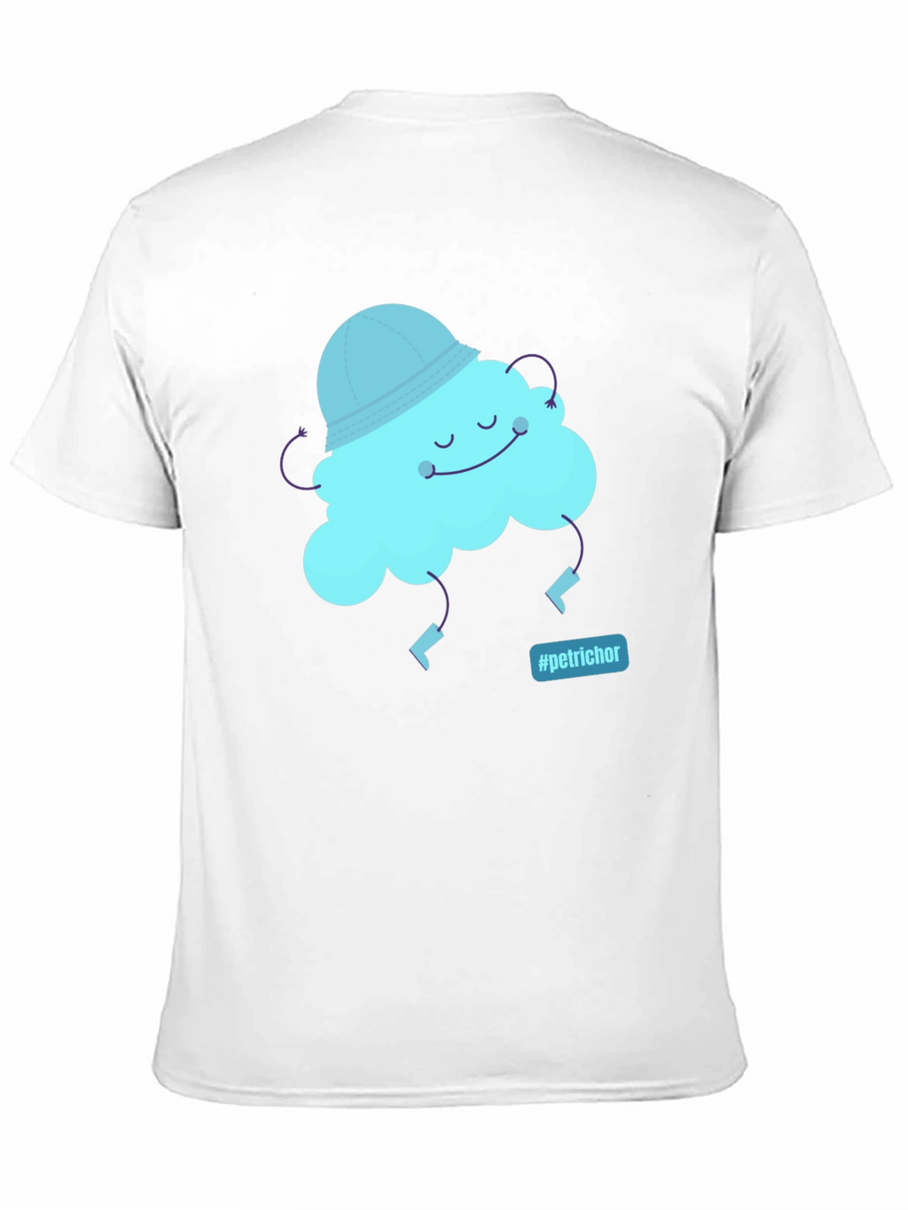 Whimsical Cloud Graphic Tee - Petrichor Vibes