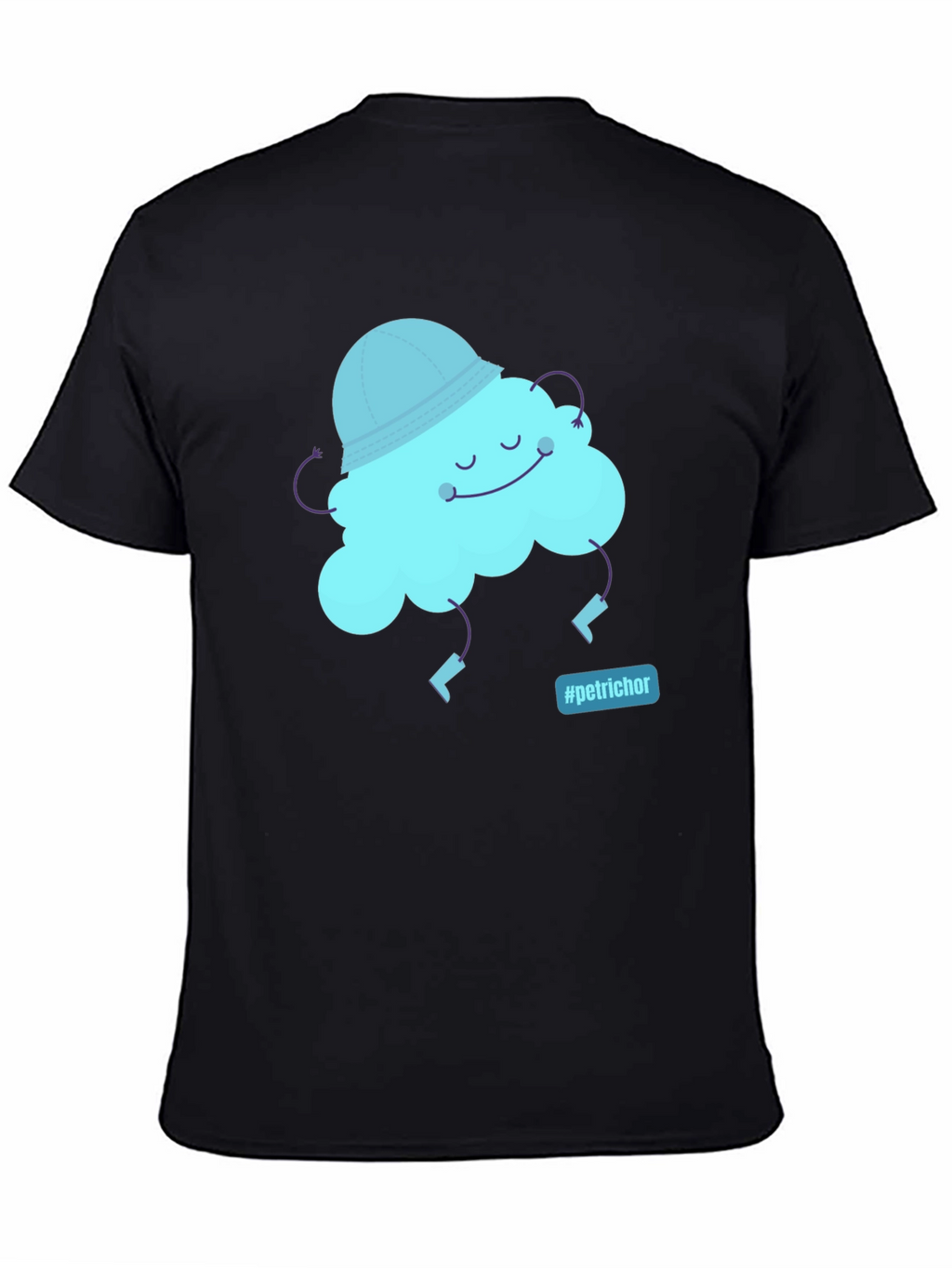 Whimsical Cloud Graphic Tee - Petrichor Vibes