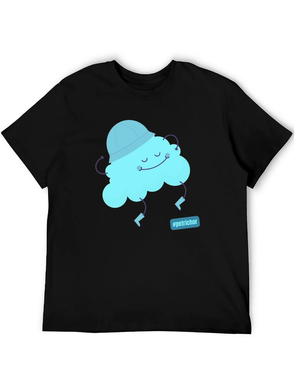Whimsical Cloud Graphic Tee - Petrichor Vibes
