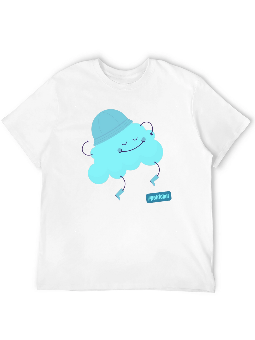 Whimsical Cloud Graphic Tee - Petrichor Vibes