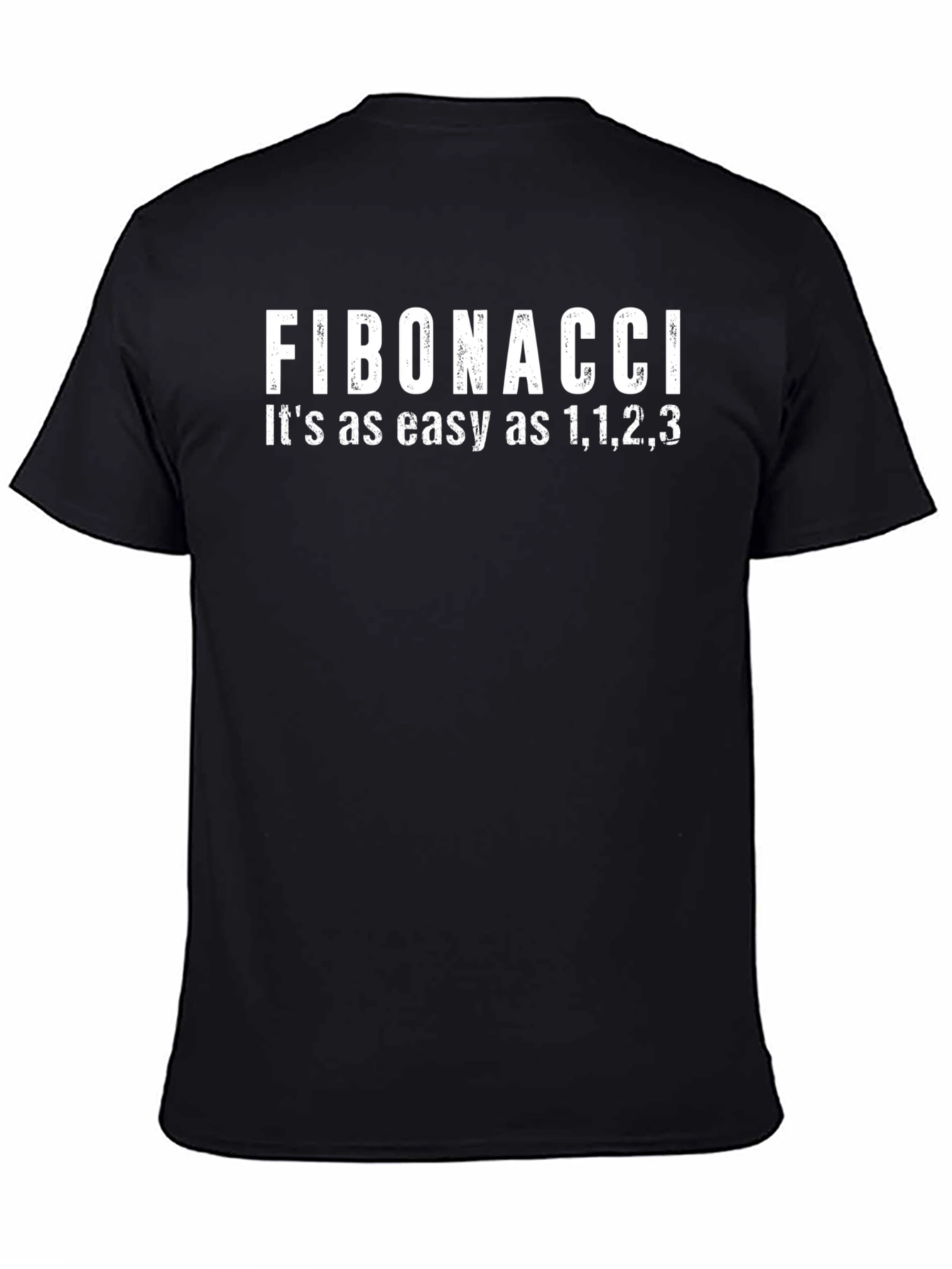 Fibonacci Math T-Shirt - Its as easy as 1123