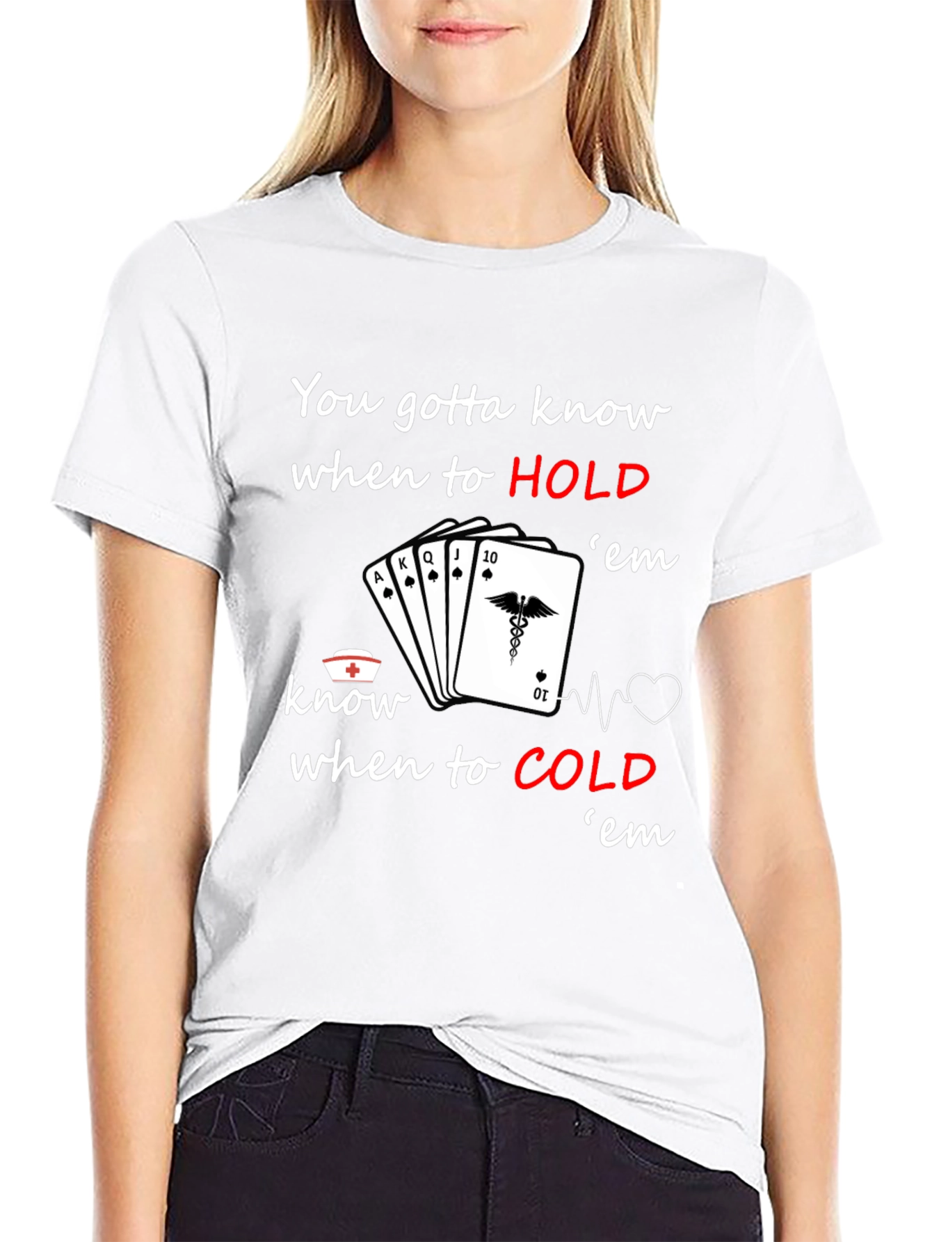 Nurse Poker T-Shirt: Know When to Hold em