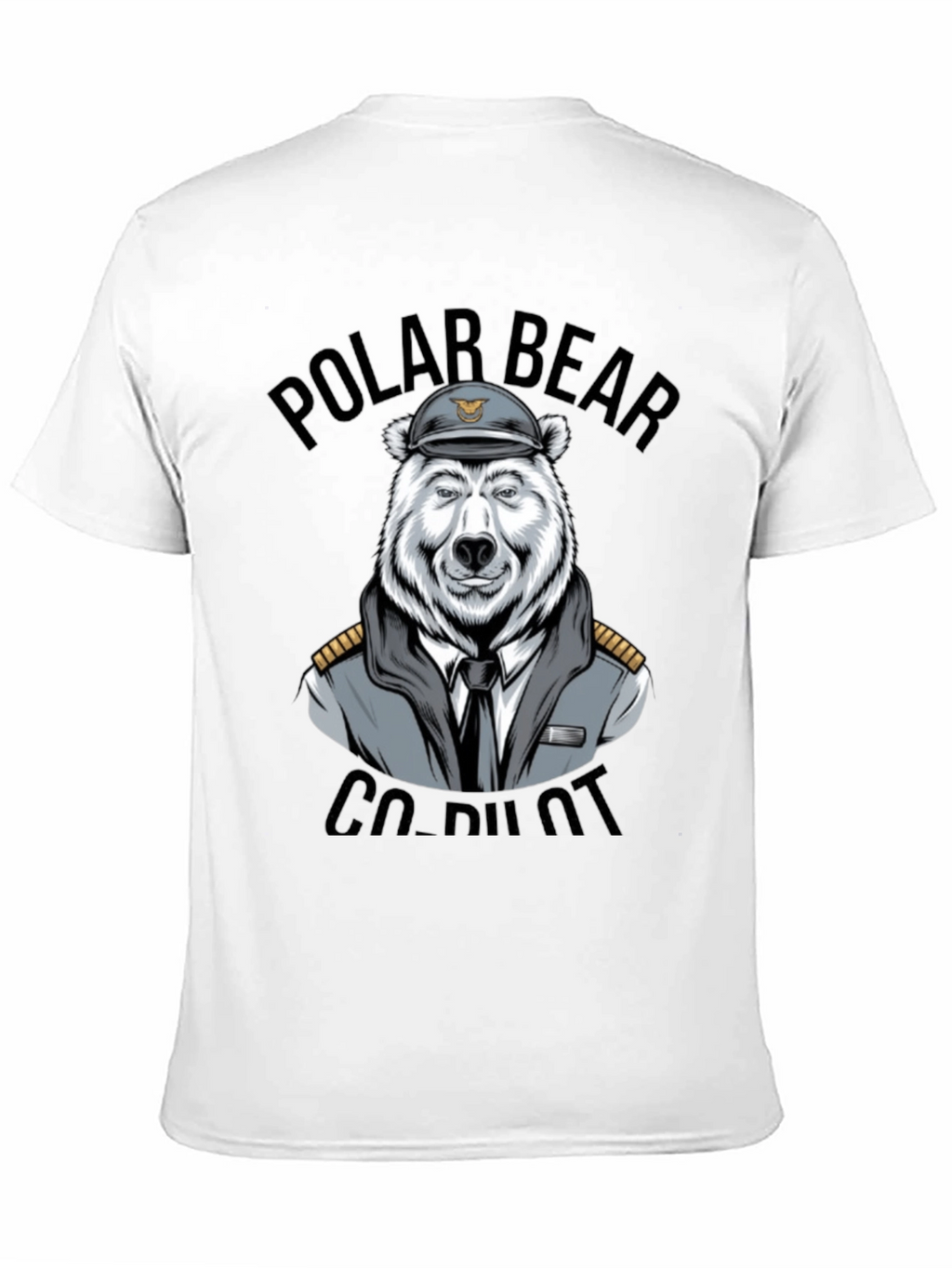 Polar Bear Co-Pilot Graphic T-Shirt