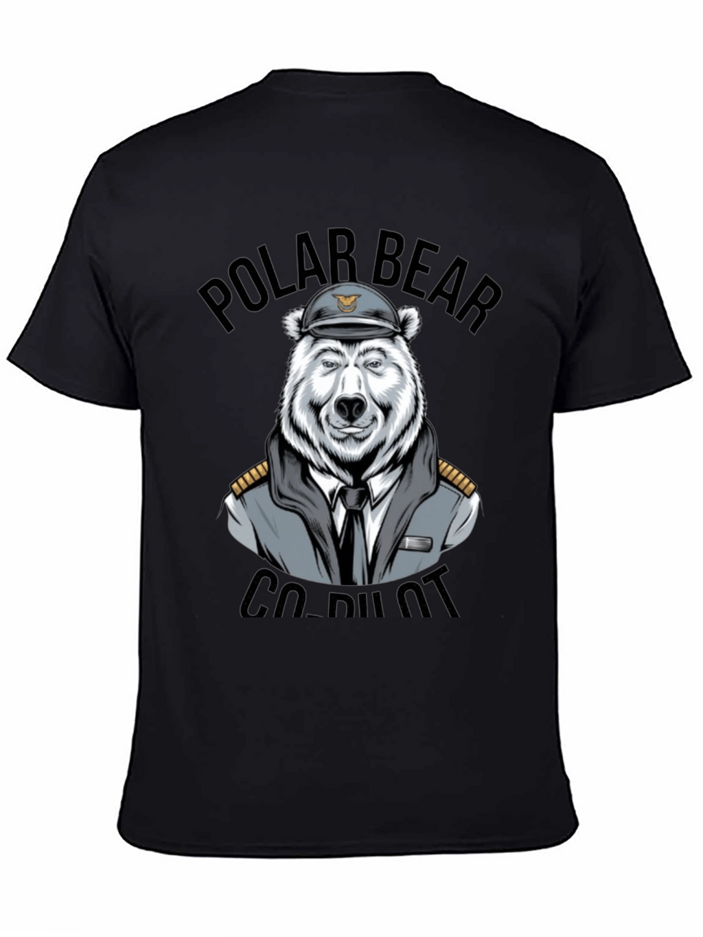 Polar Bear Co-Pilot Graphic T-Shirt