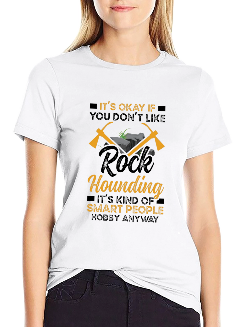 Rock Hounding Hobby T-Shirt - Smart People Design