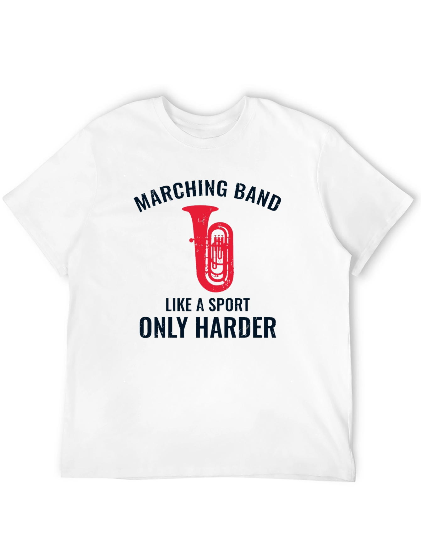 Marching Band Tuba Graphic Tee - Sports Humor