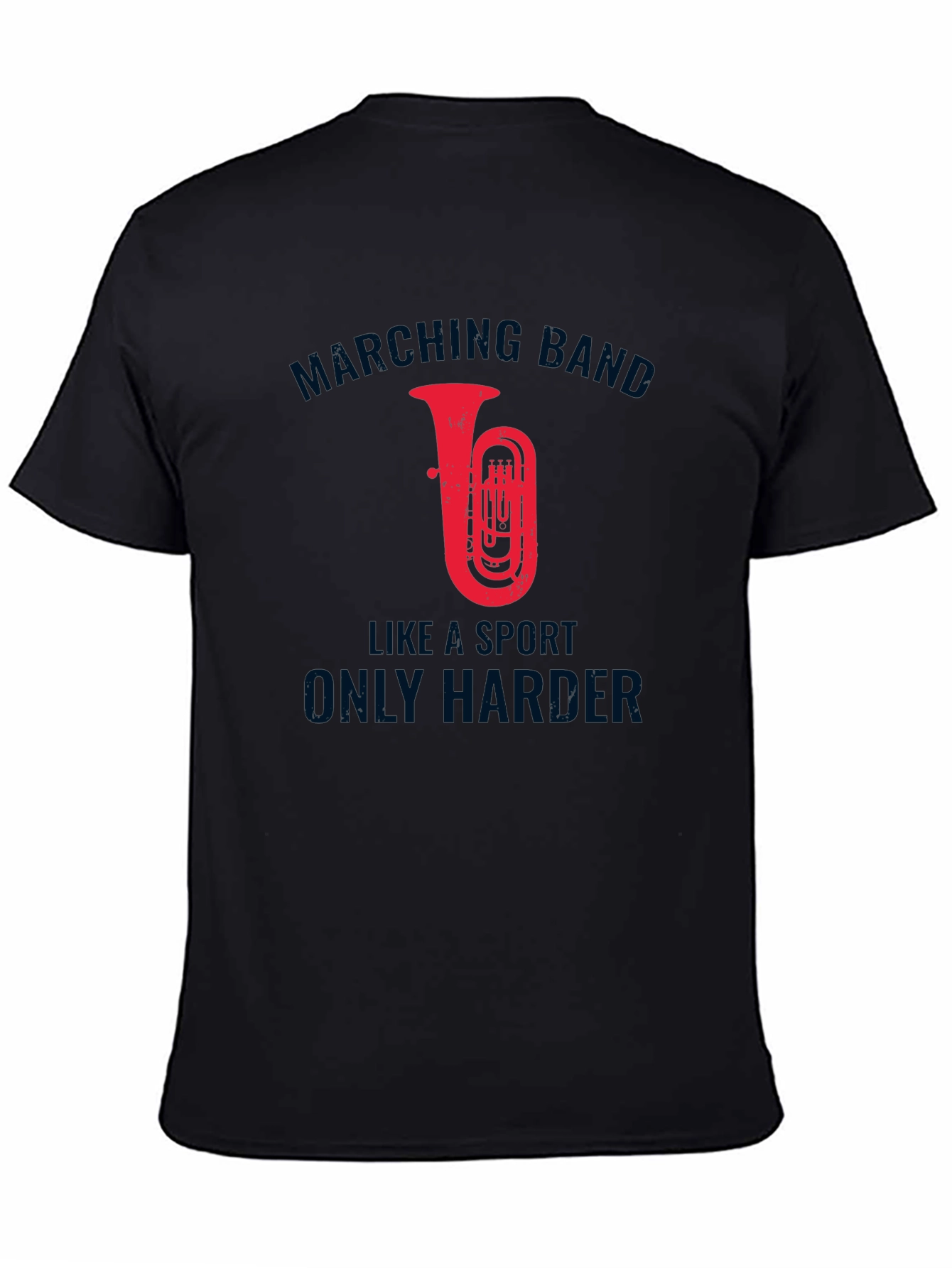 Marching Band Tuba Graphic Tee - Sports Humor