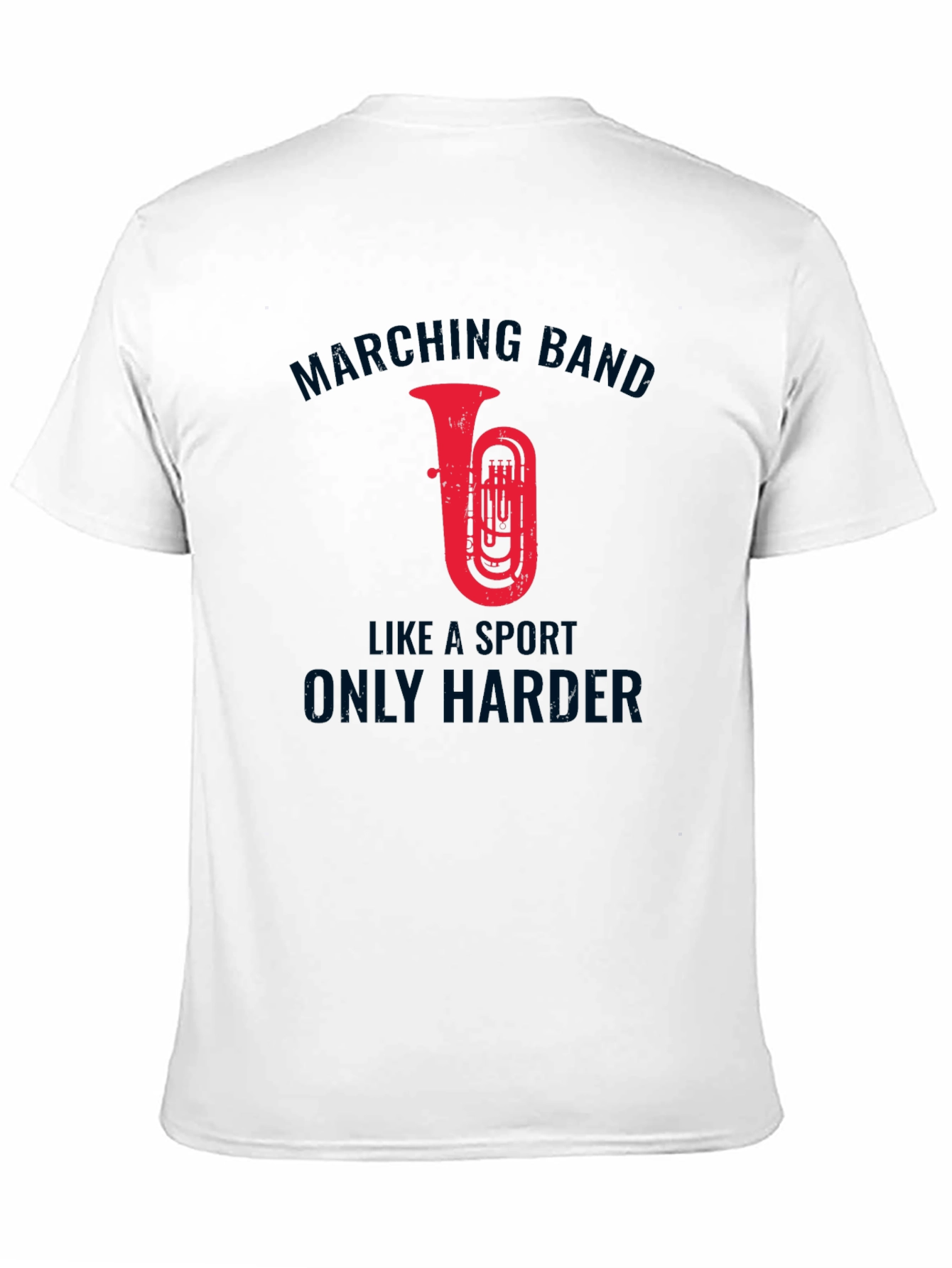 Marching Band Tuba Graphic Tee - Sports Humor