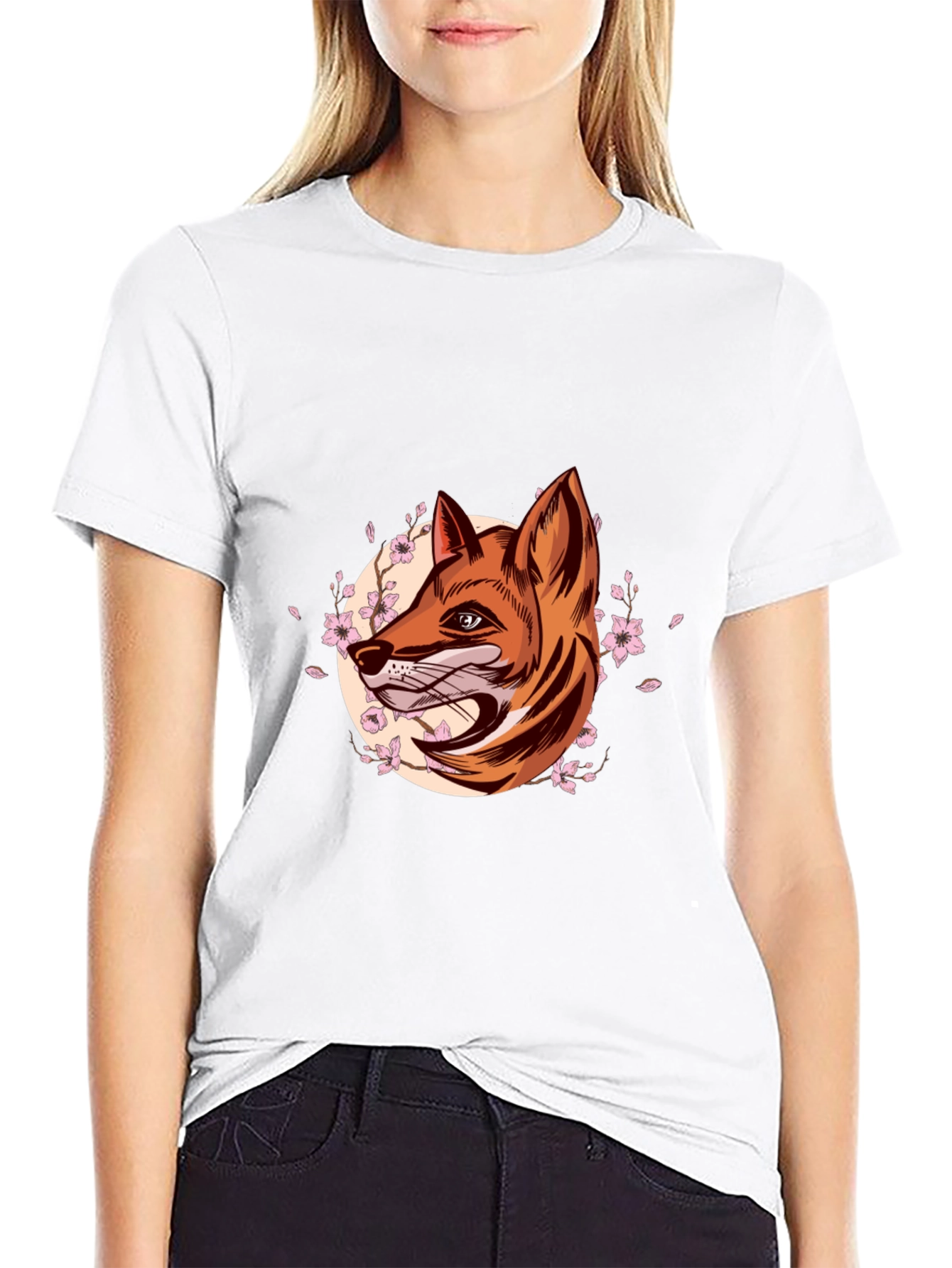 Fox Head Graphic Tee - Stylish Mens Black T-Shirt