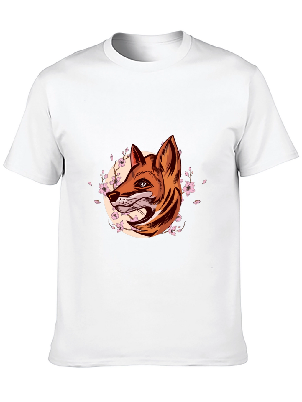 Fox Head Graphic Tee - Stylish Mens Black T-Shirt