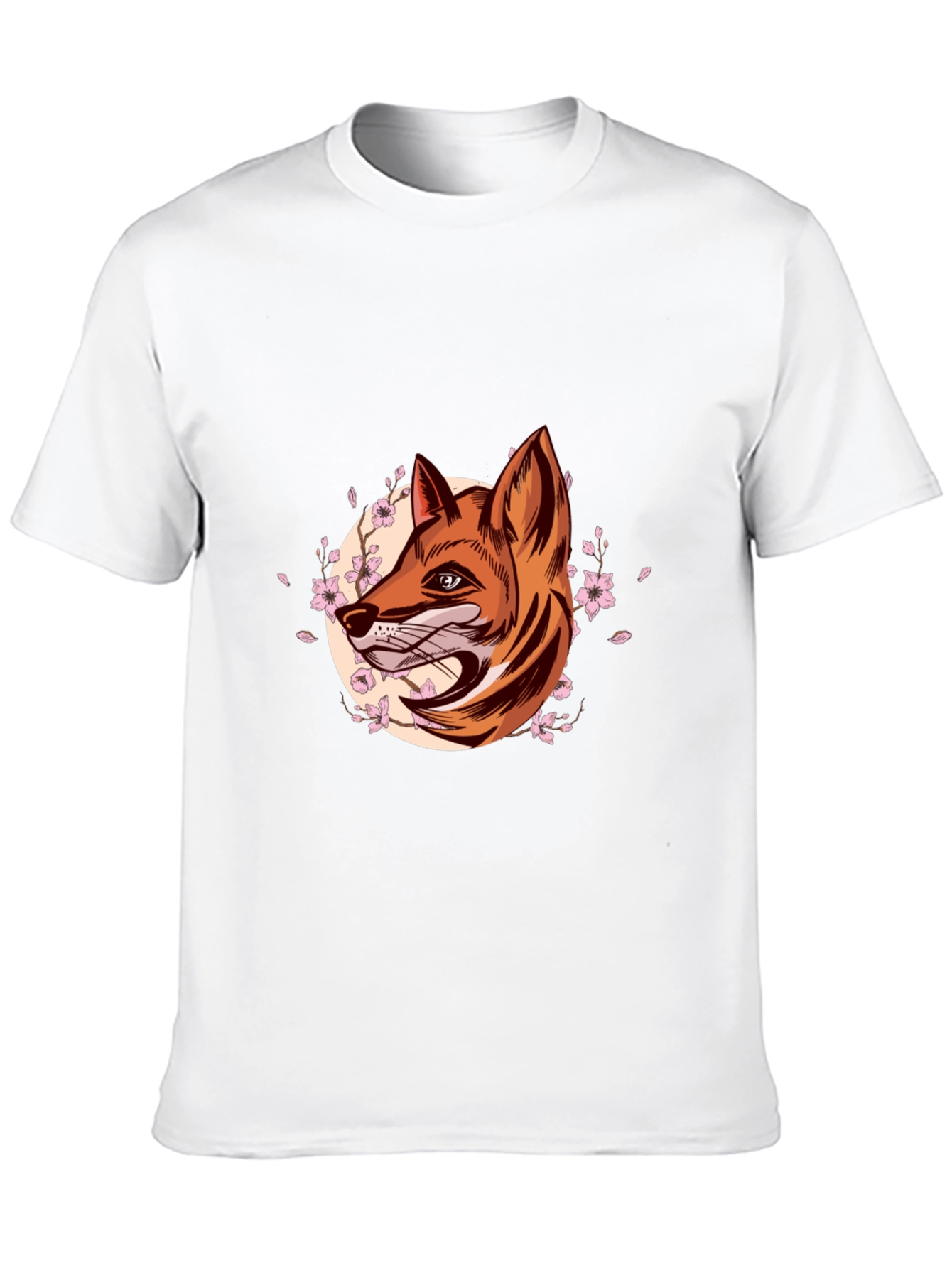 Fox Head Graphic Tee - Stylish Mens Black T-Shirt