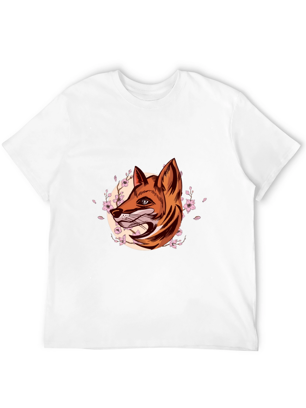 Fox Head Graphic Tee - Stylish Mens Black T-Shirt